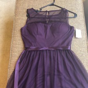 David’s Bridal Eggplant Dress